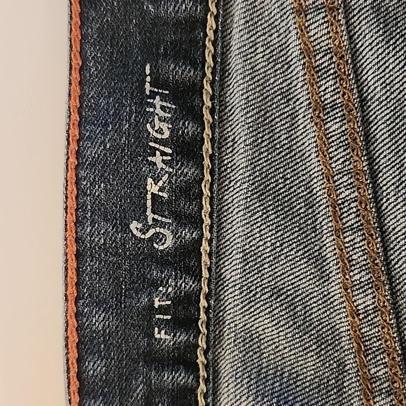 Eddie Bauer- Men's dark wash- straight leg- jeans 35/32 - Picture 7 of 10